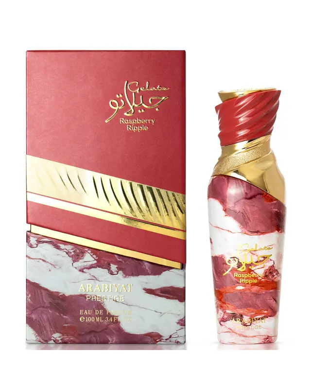 Arabiyat Prestige Gelato Raspberry Ripple 100 ml bottle